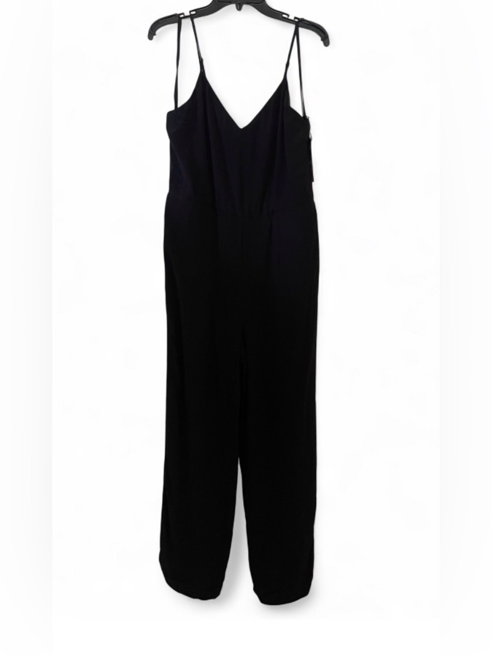 NWT The Essentials Jumpsuit by Anthropologie Black Long Jumpsuit Women’s Size 10